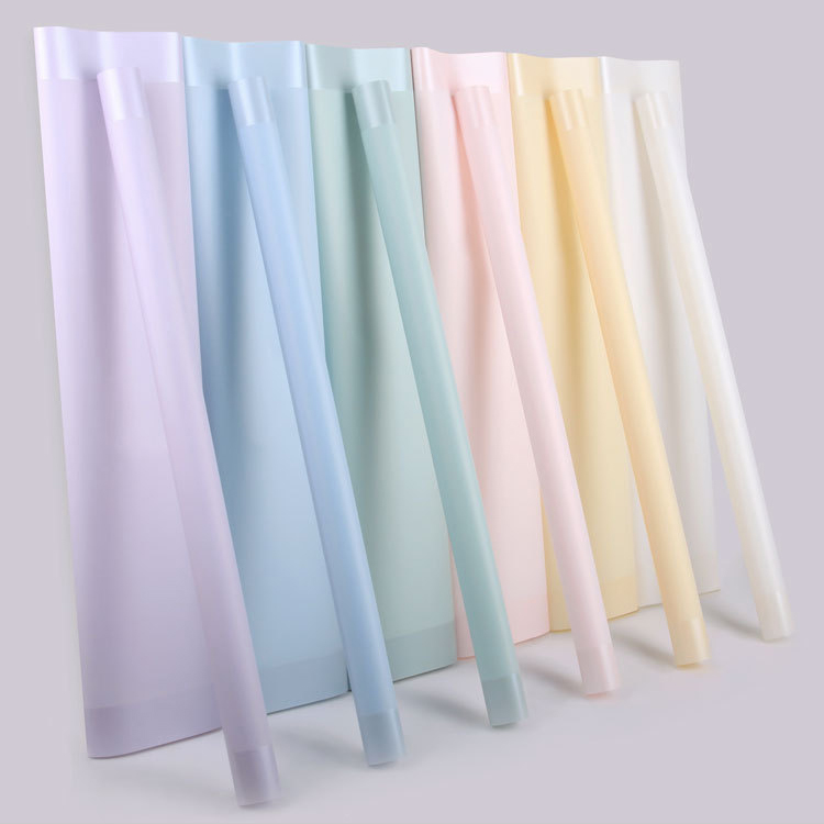 MYHC-09 পাফি স্কার্ট 57×57cm (±2cm) সলিড কালার ফ্লাওয়ার প্যাকেজিং ফিল্ম