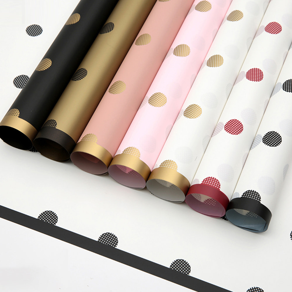 Hansu Matte Diy ফুলের মোড়ানো কাগজ