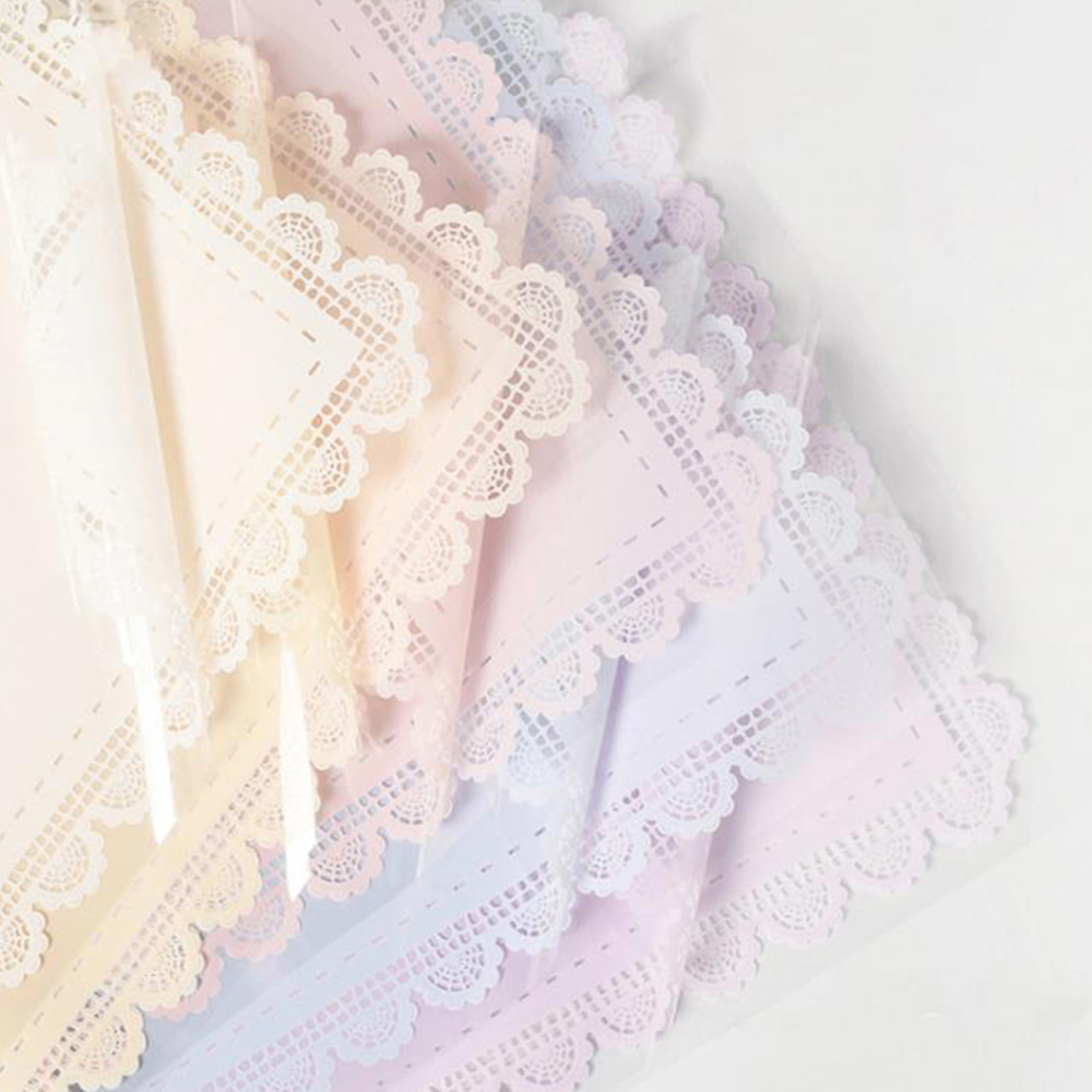 প্লাস্টিকের ঘন জলরোধী লেইস মোড়ানো কাগজ